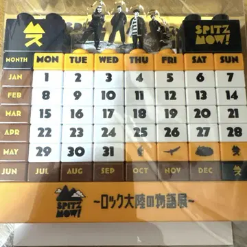 미개봉 새상품 SPITZ NOW! 락 대륙의 이야기전 블록 달력