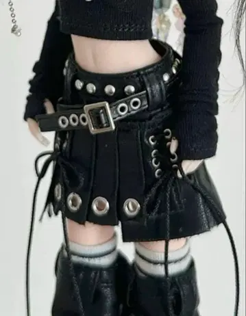 브라이스 아이시 인형 블랙 미니 스커트