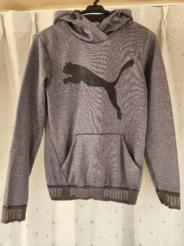 PUMA 그레이 후드티 M 사이즈
