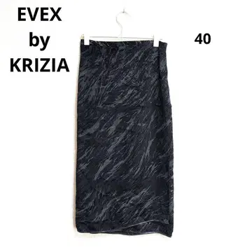 0289 EVEX by KRIZIA 랩 스커트 종아리 기장 스커트 40