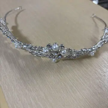 엘레강트한 펄 크리스탈 티아라