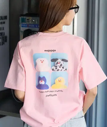 새상품 럭스 mojojojo 백 프린트 T셔츠 한정판 전개