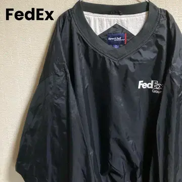 SPORT TEK 나일론 풀오버 기업 로고 FedEx