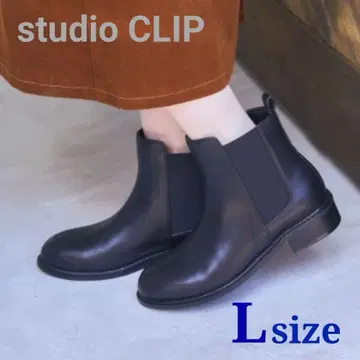 studio CLIP 사이드 고어 부츠 L 블랙