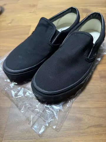 Vans 슬립온 블랙 US 7.5 거의 새상품