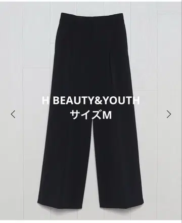 [ H BEAUTY&YOUTH ] 블랙 슬랙스