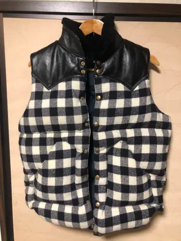 Guilty Parties 체크 무늬 베스트 사이즈 40 록키 마운틴