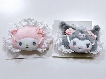 산리오 헤어 클립 마이멜로디 쿠로미