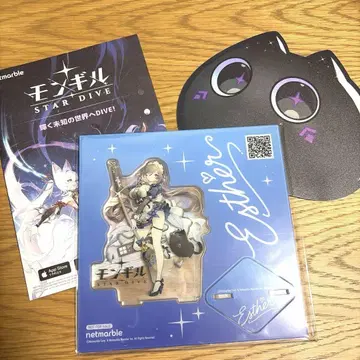 TGS2025 몽길 아크릴 스탠드, 팜플렛, 부채 세트