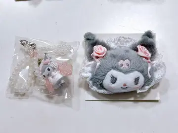 산리오 헤어 클립 스트랩 쿠로미