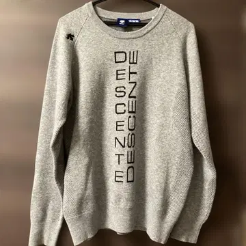 DESCENTE 골프 스웨터 L 그레이 21모델