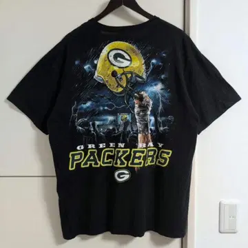 패커스 양면 프린트 T셔츠 NFL 미식축구 구제 의류