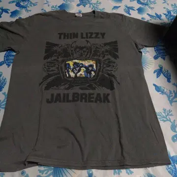 THIN LIZZY JAILBREAK T셔츠 그레이 구제 의류