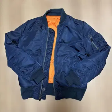 ALPHA INDUSTRIES MA-1 플라이트 자켓 네이비 M