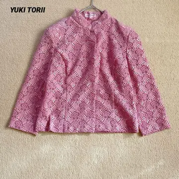 YUKI TORII 유키토리이 핑크 레이스 자켓