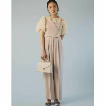 릴리 브라운 오간자 프릴 세트