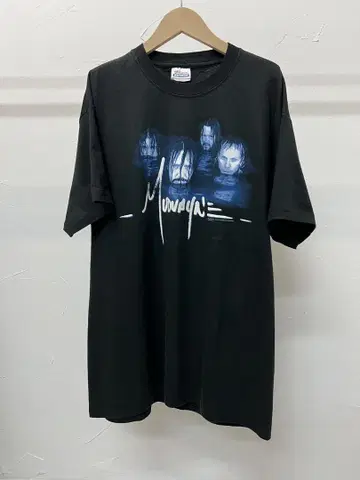 Mudvayne 블랙 밴드T셔츠 데드스탁