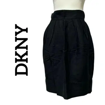 DKNY 다나 캐런 뉴욕 턱 타이트 스커트 블랙