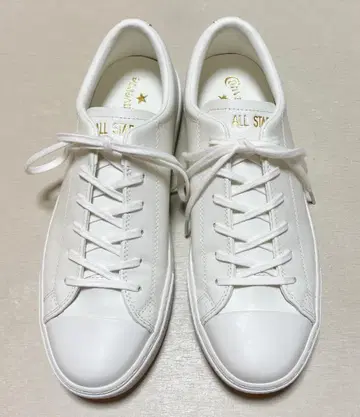 컨버스 올스타 쿠페 레더 OX 화이트 25.5cm