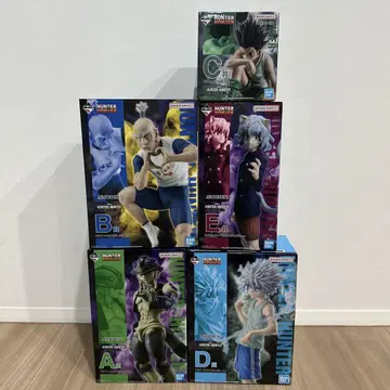 HUNTER x HUNTER 제일복권 피규어 5체 세트 헌터헌터