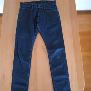 G-STAR RAW 다크 블루 슬림 팬츠 블루 스키니 데님
