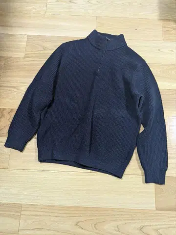 다크 네이비 집업 스웨터 XL
