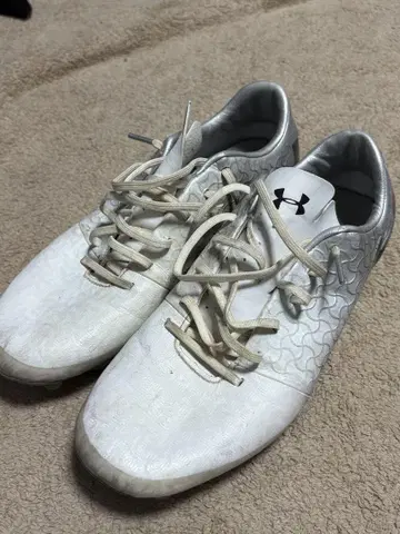 Under Armour 축구화 화이트/실버