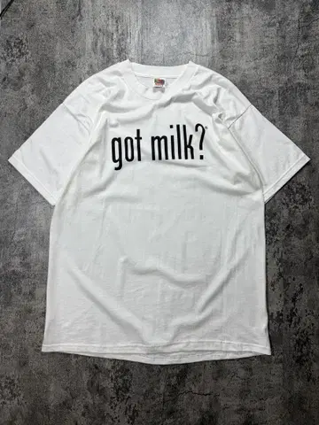 got milk ? T셔츠 XL 데드스탁