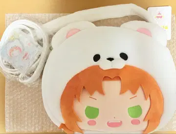 앙상블 스타즈 앙스타 츠키나가 레오 화이트 베어 백 풀그래픽 티셔츠