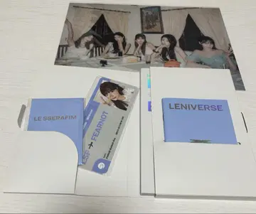 LE SSERAFIM LENIVERSE 포토 카드 세트 포함