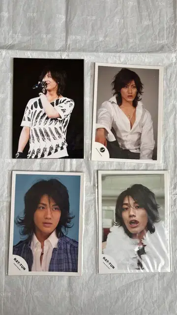 KAT TUN 아카니시 진 쟈니즈 아이돌 사진 4장 세트