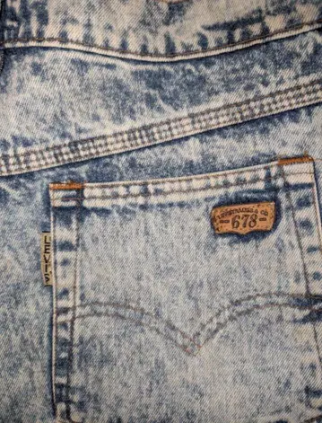 LEVI'S 실버 탭 678 빅 E 라이트 블루
