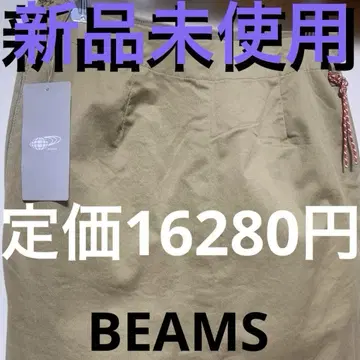 미사용 새상품 빔즈 베이지 롱 스커트 정가 16280엔 치노 스커트