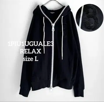 1489 1PIU1UGUALE3 RELAX 사가라 와펜 빅 지퍼 L