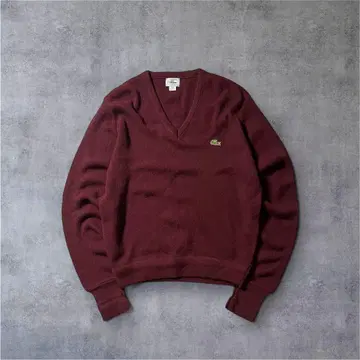 [ 레어 ] 70s~80s USA제 IZOD LACOSTE V넥 니트