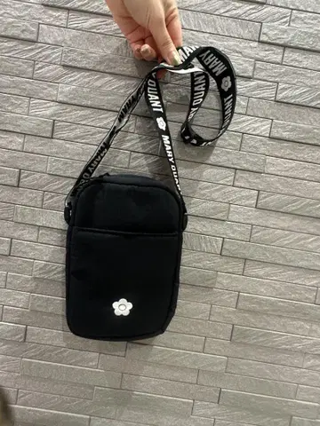 MARY QUANT 블랙 숄더백
