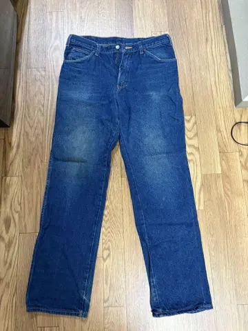 Dickies 다크 블루 스트레이트 청바지