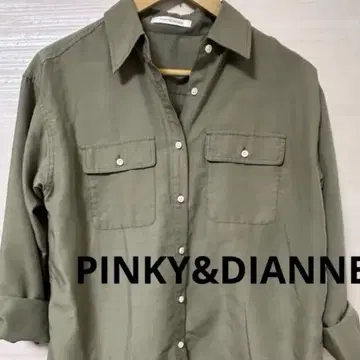 PINKY&DIANNE 여성용 상의 셔츠 블라우스 카키 38