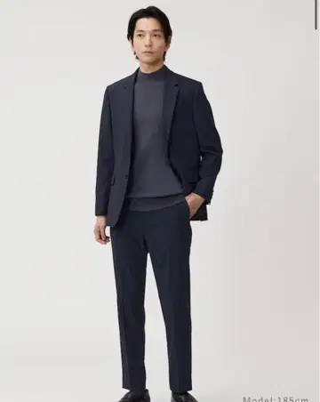 멀티 기능 자켓 플라스테 네이비 셋업 유니클로 계열