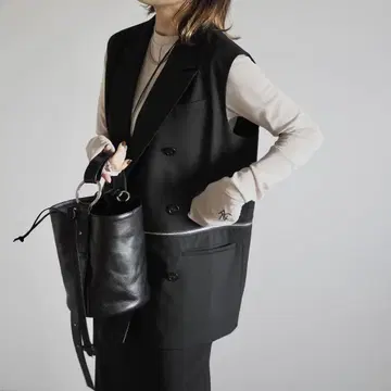 ANIECA 지퍼 테일러드 베스트