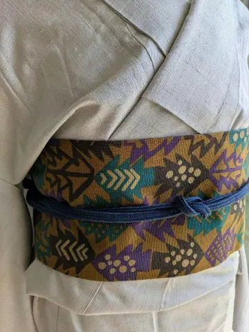 만들어진 오비 나고야 오비 순수 실크
