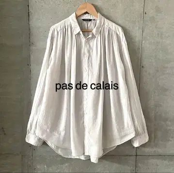 텐셀 라미 블라우스 그레이 36 사이즈 루즈핏 파드칼레