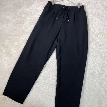 a1101 자라 루즈핏 허리밴딩 팬츠 M 블랙 얇은 소재