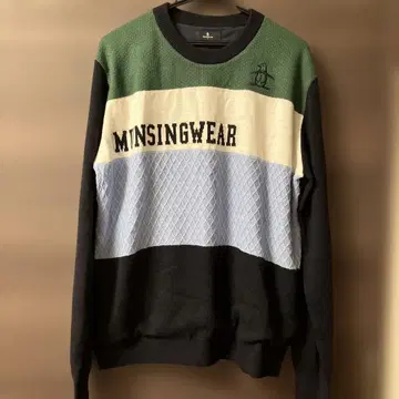 MUNSINGWEAR 스트라이프 니트 스웨터 L 사이즈