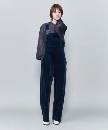 네이비 벨벳 살로펫