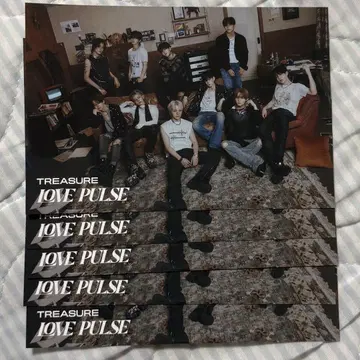 TREASURE LOVE PULSE 엽서 5장 시리얼 미사용