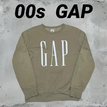00s GAP vintage 맨투맨 베이지 빅 로고 XS 사이즈