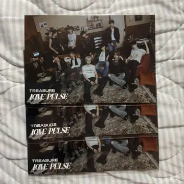 TREASURE LOVE PULSE 엽서 7장 시리얼 미사용