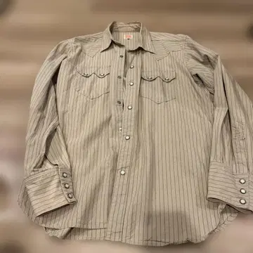 10/5까지 가격 인하! SUGAR CANE 스트라이프 웨스턴 셔츠 M