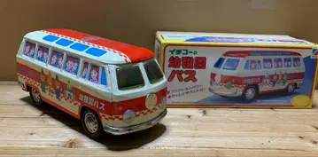 이치코 VW 워크스바겐 타입 II 유치원 버스 양철 완구